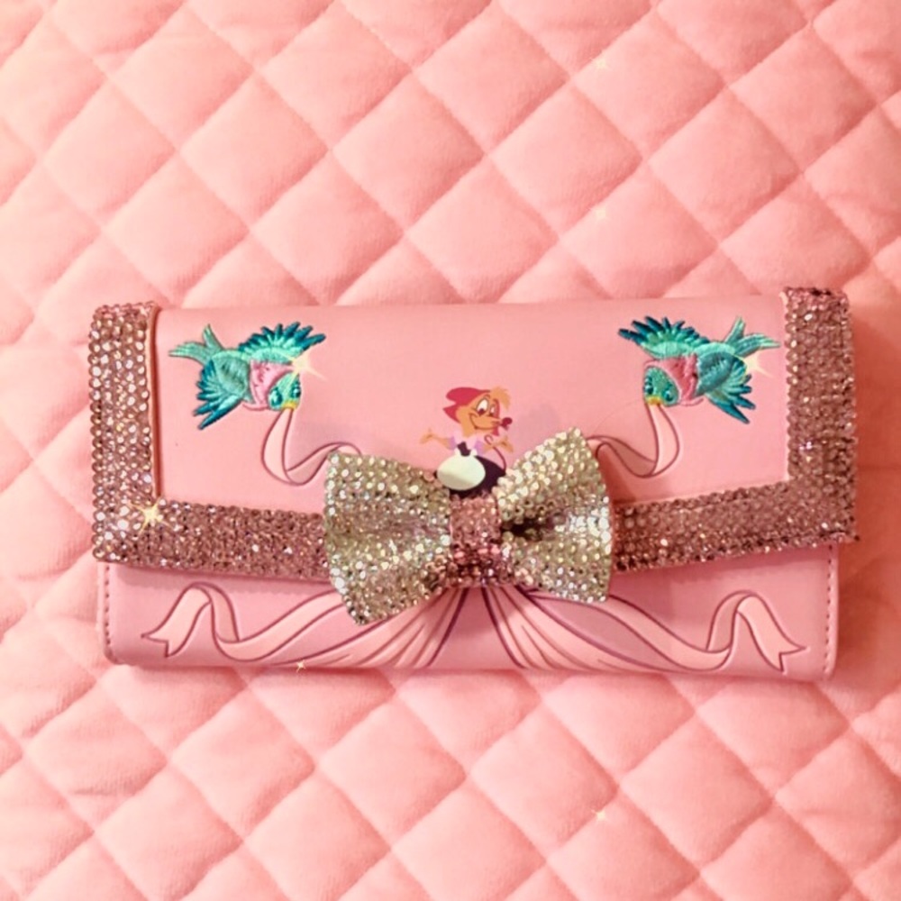 Disney Princess Cinderella Loungefly bling rhinestone wallet LIMITED EDITION